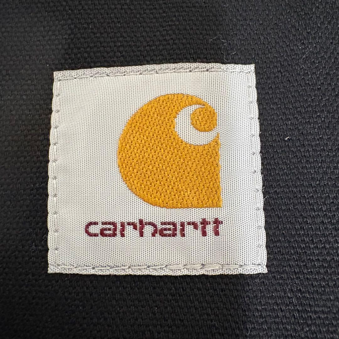 8*0様 Carhartt カーハート ダックベスト 黒 XL 未使用級 美品ワ