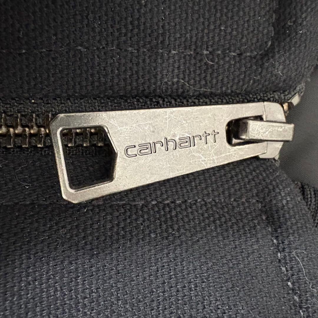 8*0様 Carhartt カーハート ダックベスト 黒 XL 未使用級 美品ワ