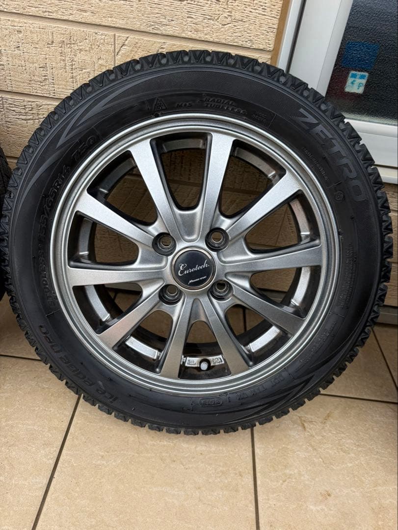 dchm55。 ブリヂストン スタッドレス タイヤ•ホイールセット 14