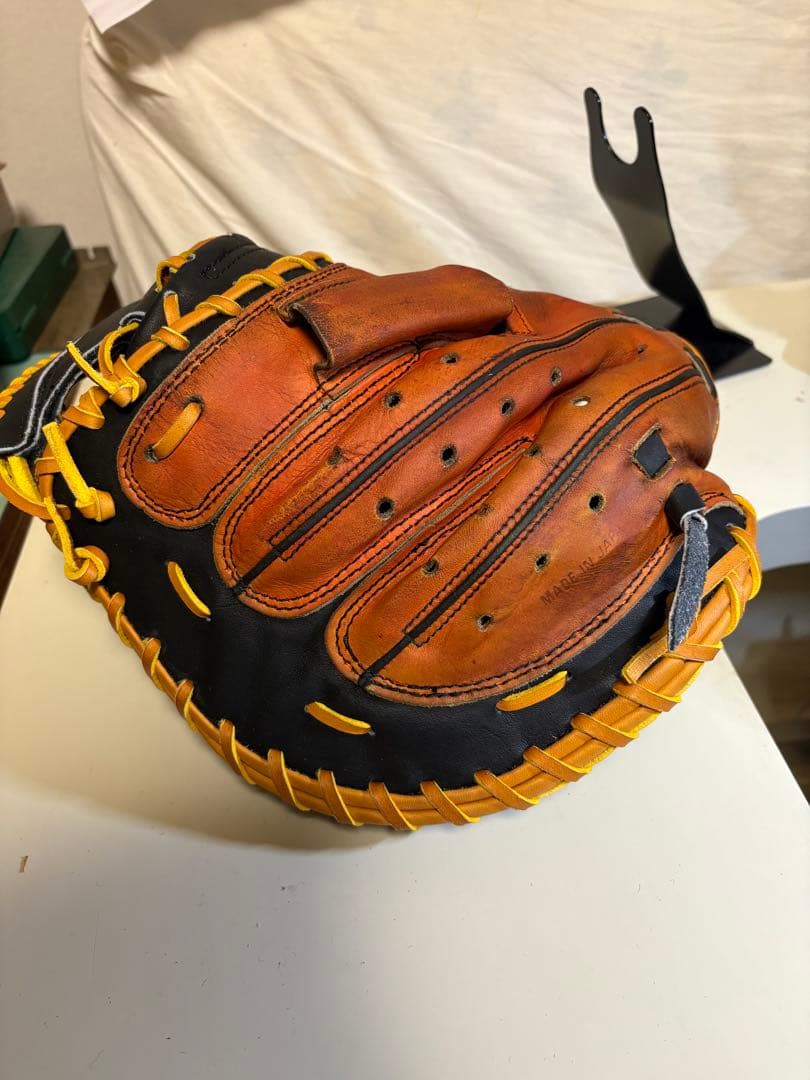 ZETTプロステータス軟式キャッチャーミット　リペア品