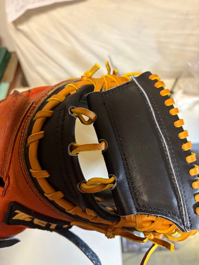 ZETTプロステータス軟式キャッチャーミット　リペア品