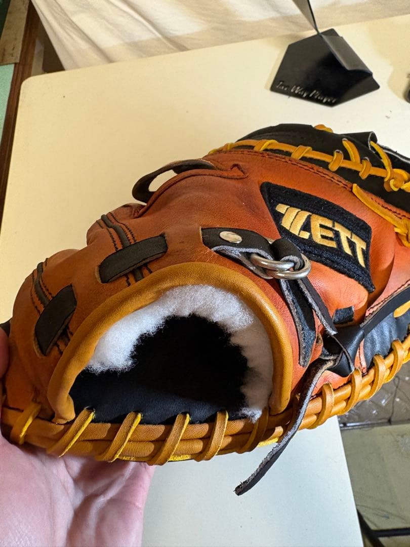 ZETTプロステータス軟式キャッチャーミット　リペア品