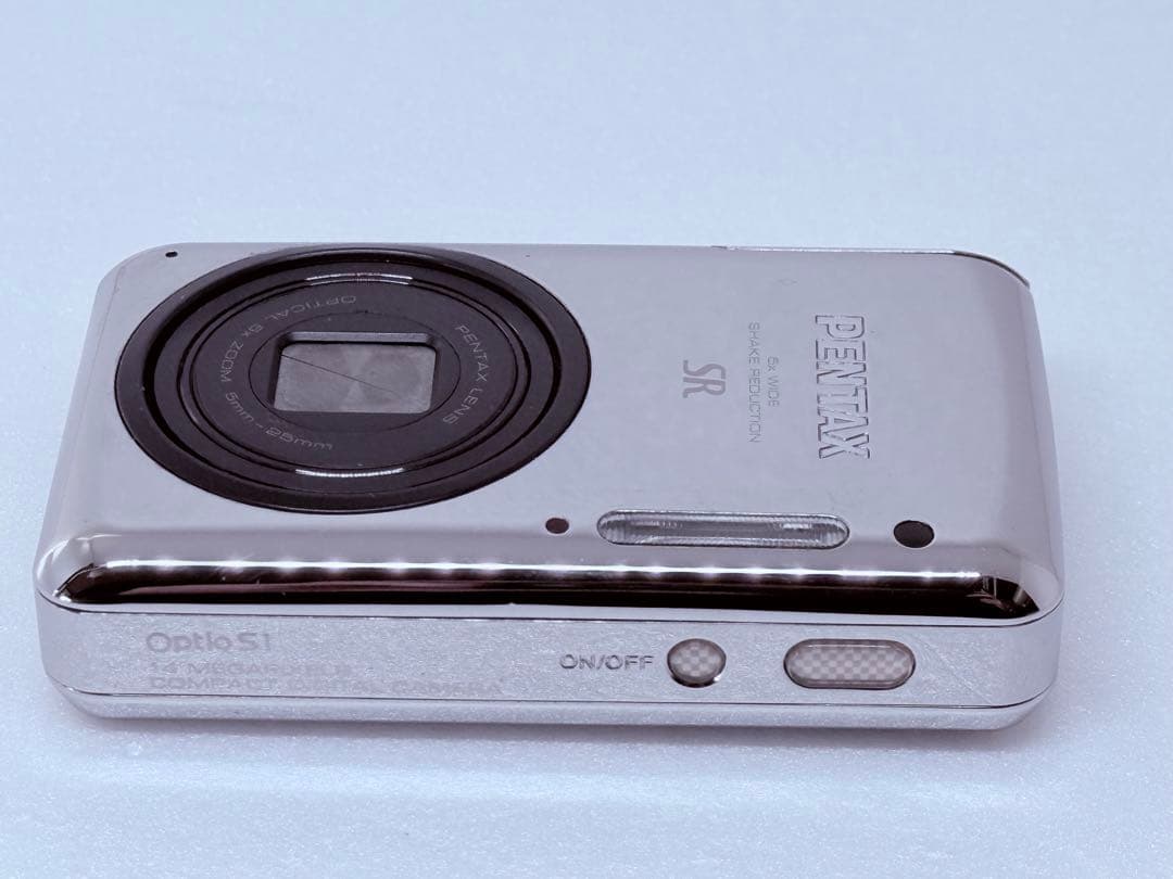 PENTAX Optio S1 シルバー 動作確認済 付属多 コンパクトデジカメ
