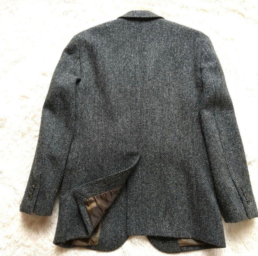Harris Tweed グレー テーラードジャケット