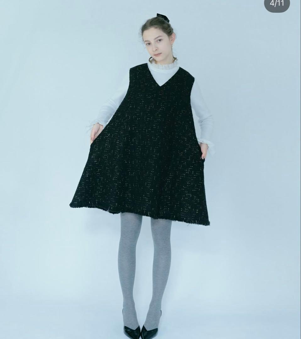トレフル　ツイードワンピース