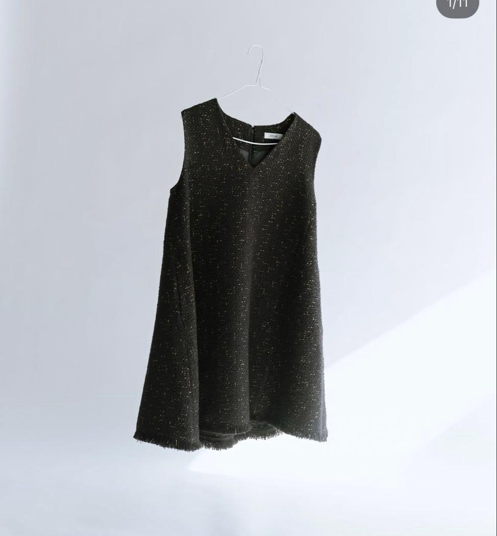 トレフル　ツイードワンピース