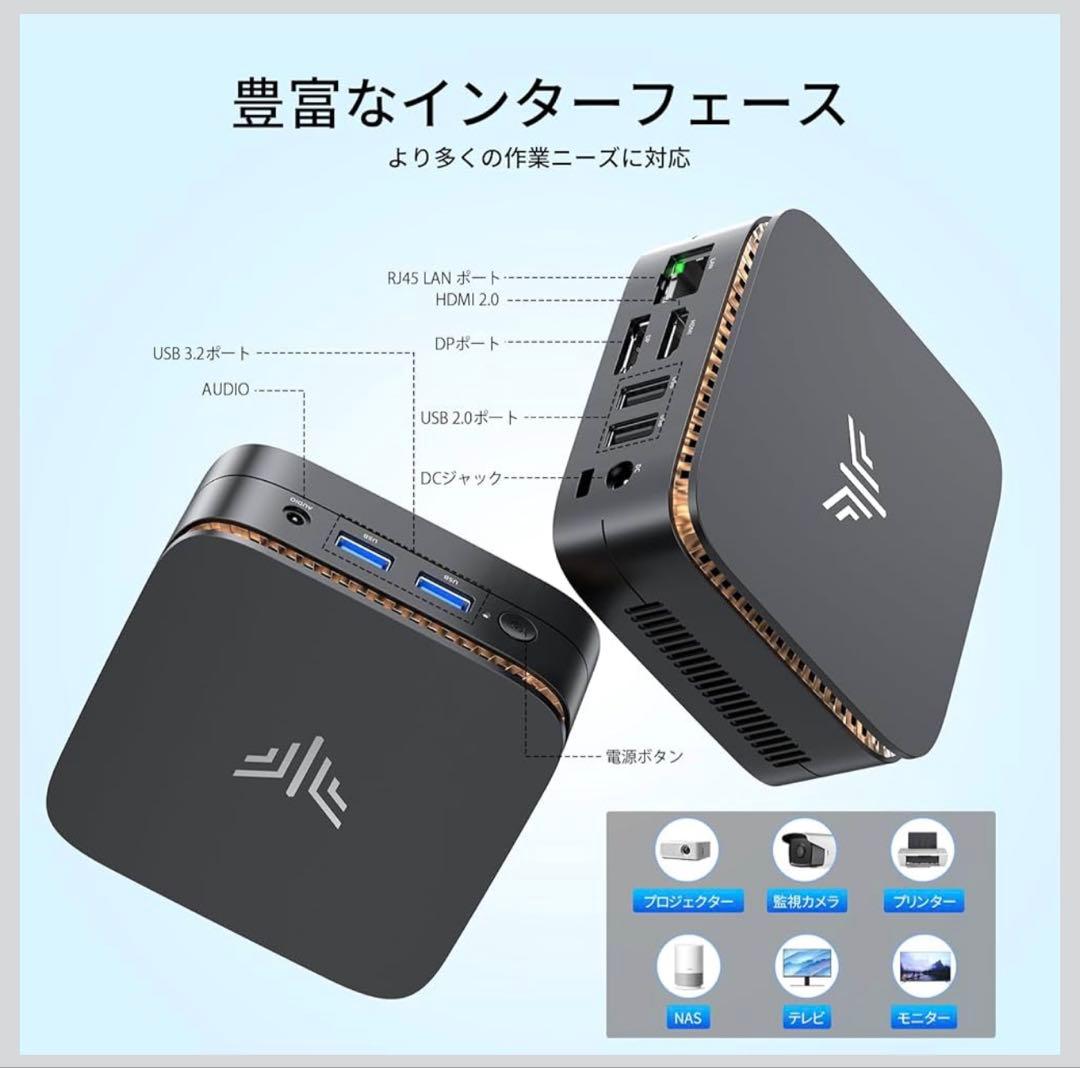 ミニPC NIPoGi Intel 12th Alder Lake n97 8G 256G