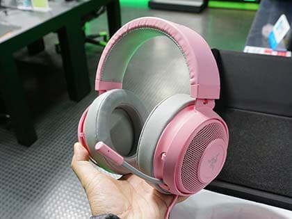 laser ピンクヘッドセット