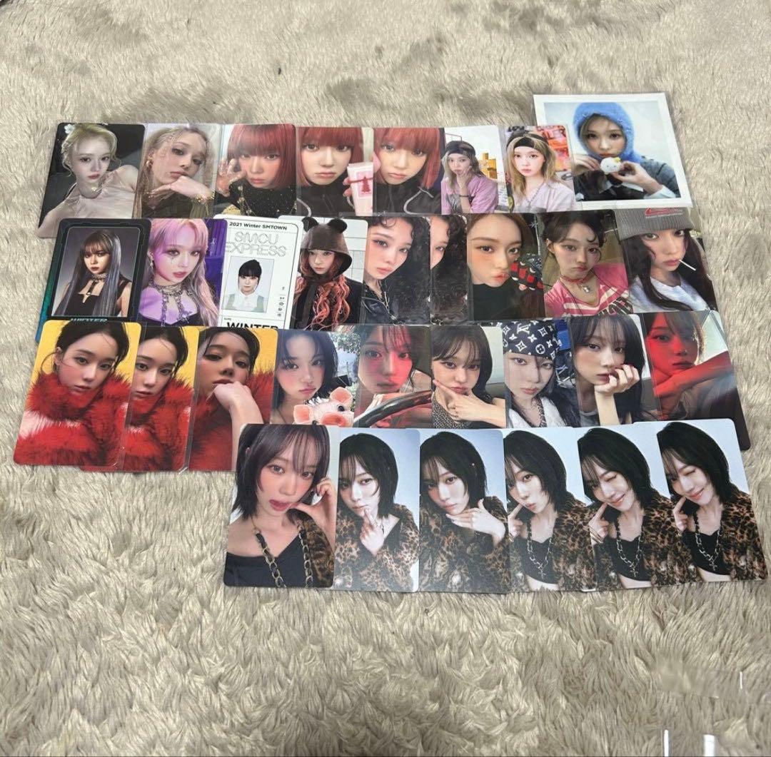 【ウィンター、カリナ多め】aespa md トレカ グッズ セット まとめ売り