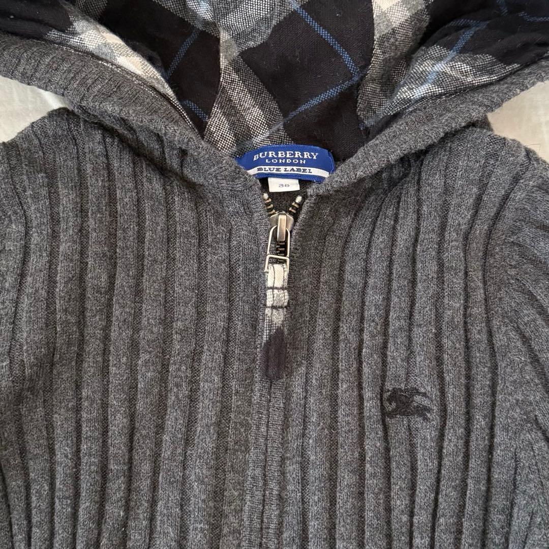 BURBERRY パーカー　y2k 平成ギャル　グランジ　ピチニット　コケット