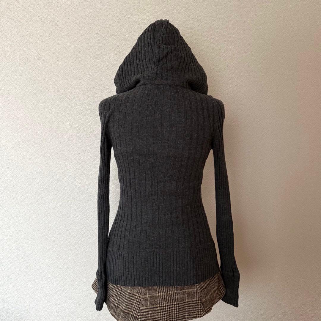 BURBERRY パーカー　y2k 平成ギャル　グランジ　ピチニット　コケット