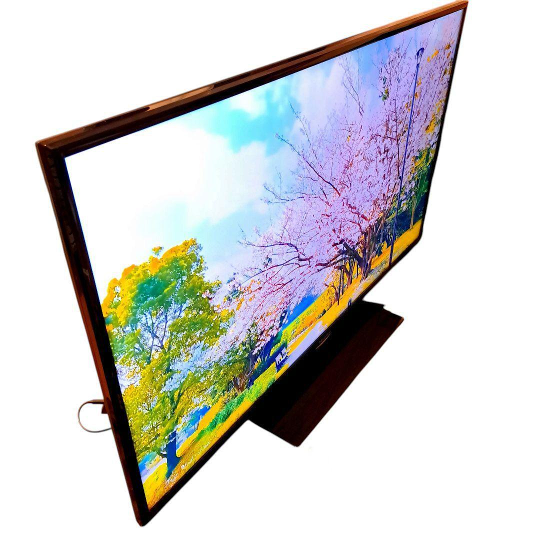 Hisense48インチ 大画面液晶テレビ スタンド・リモコン付き 鮮明綺麗