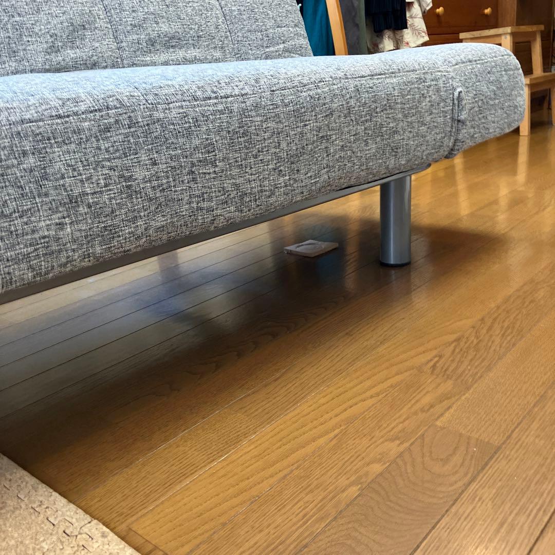 ニトリ　グレー ソファベッド　マークス　カバー2枚付き　ぴねお様