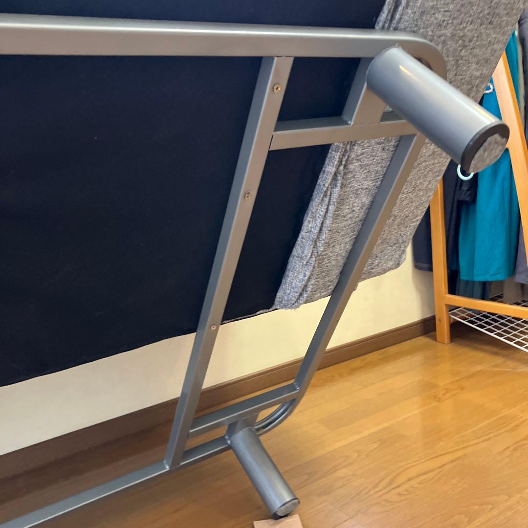 ニトリ　グレー ソファベッド　マークス　カバー2枚付き　ぴねお様