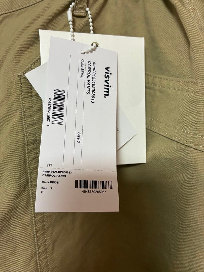 パンツ visvim CARROL PANTS