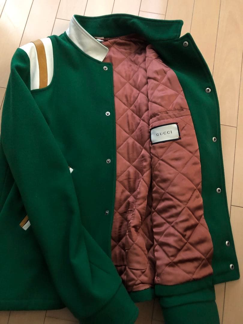 GUCCI タイガー フェルト ジャケット スタジャン グッチ 48