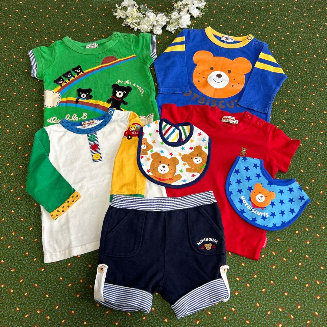 ミキハウス まとめ売り 708090 パンツ Tシャツ ポロシャツ おまとめ