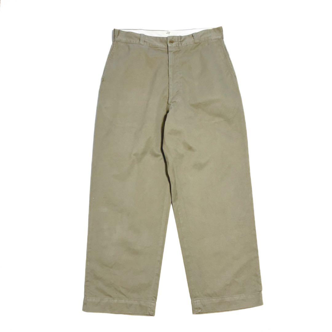 良品 60s 米軍 8.2oz コットン チノパン W33 L28