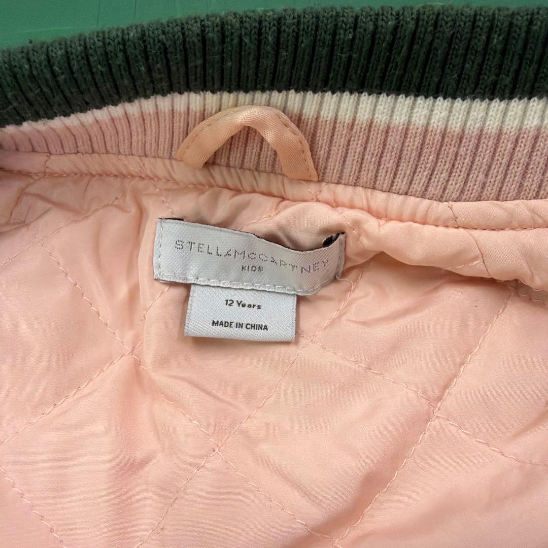 ステラマッカートニー花柄刺繍 ボンバージャケット ピンク