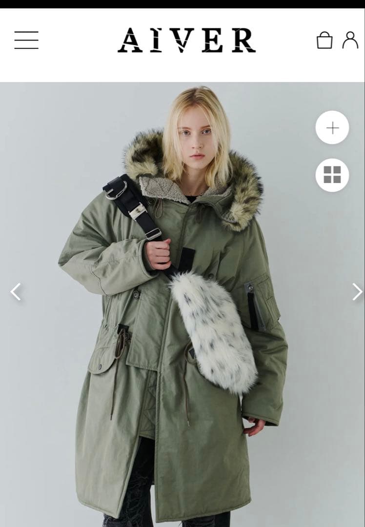 AIVER サーモライト N-3 フライトコート Ｌ