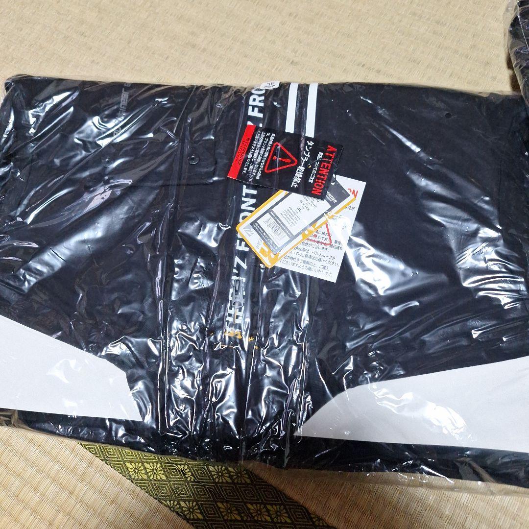 IZ FRONTIER 上下セット ブラック 3L#5910