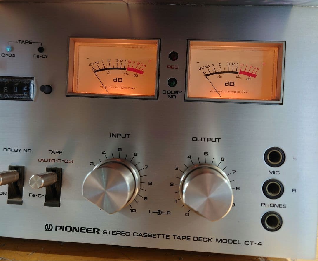 【定価︰￥55,800・1976年】PIONEER CT-4 カセットデッキ