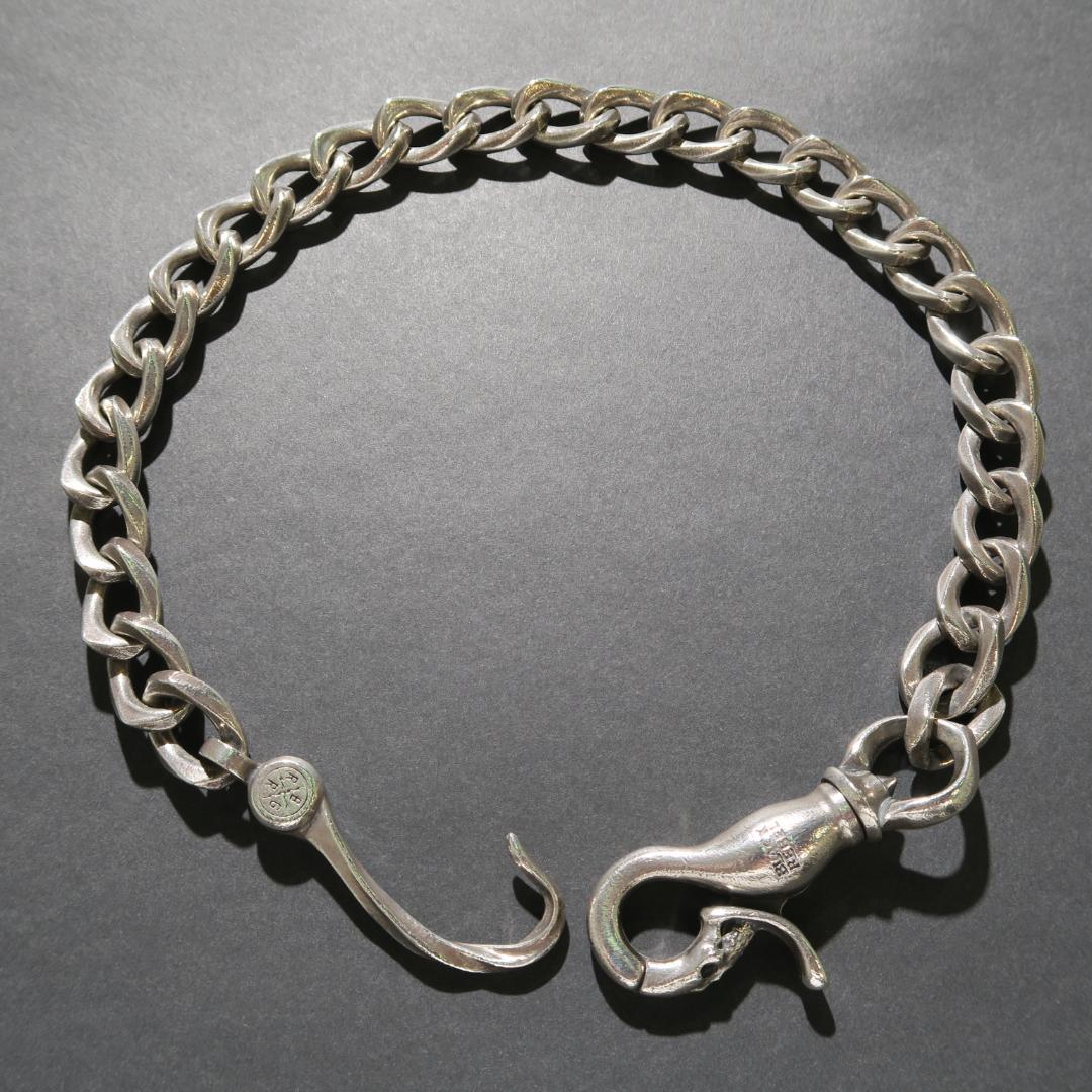 Rude gallery Argent Gleam ウォレットチェーン スカル