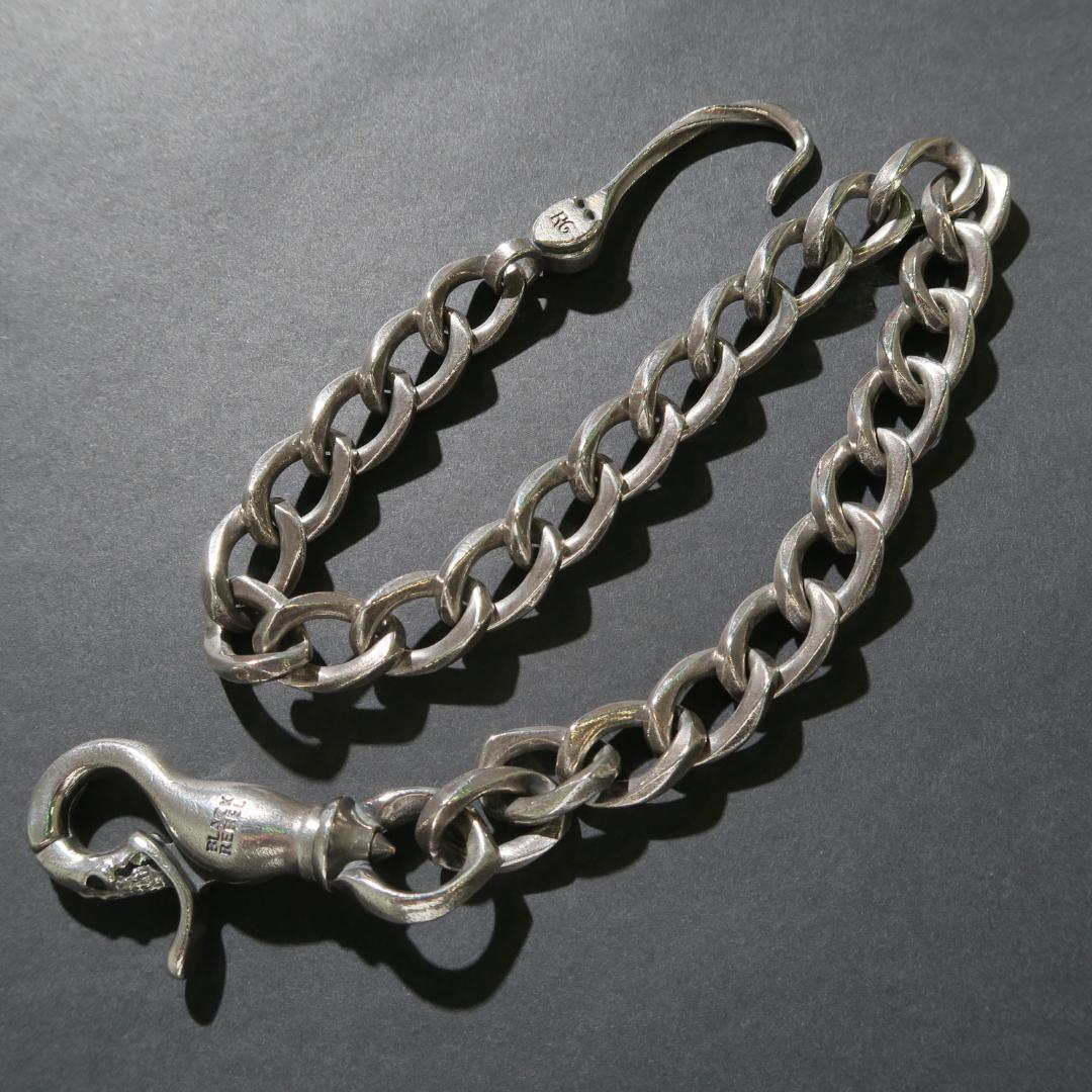 Rude gallery Argent Gleam ウォレットチェーン スカル