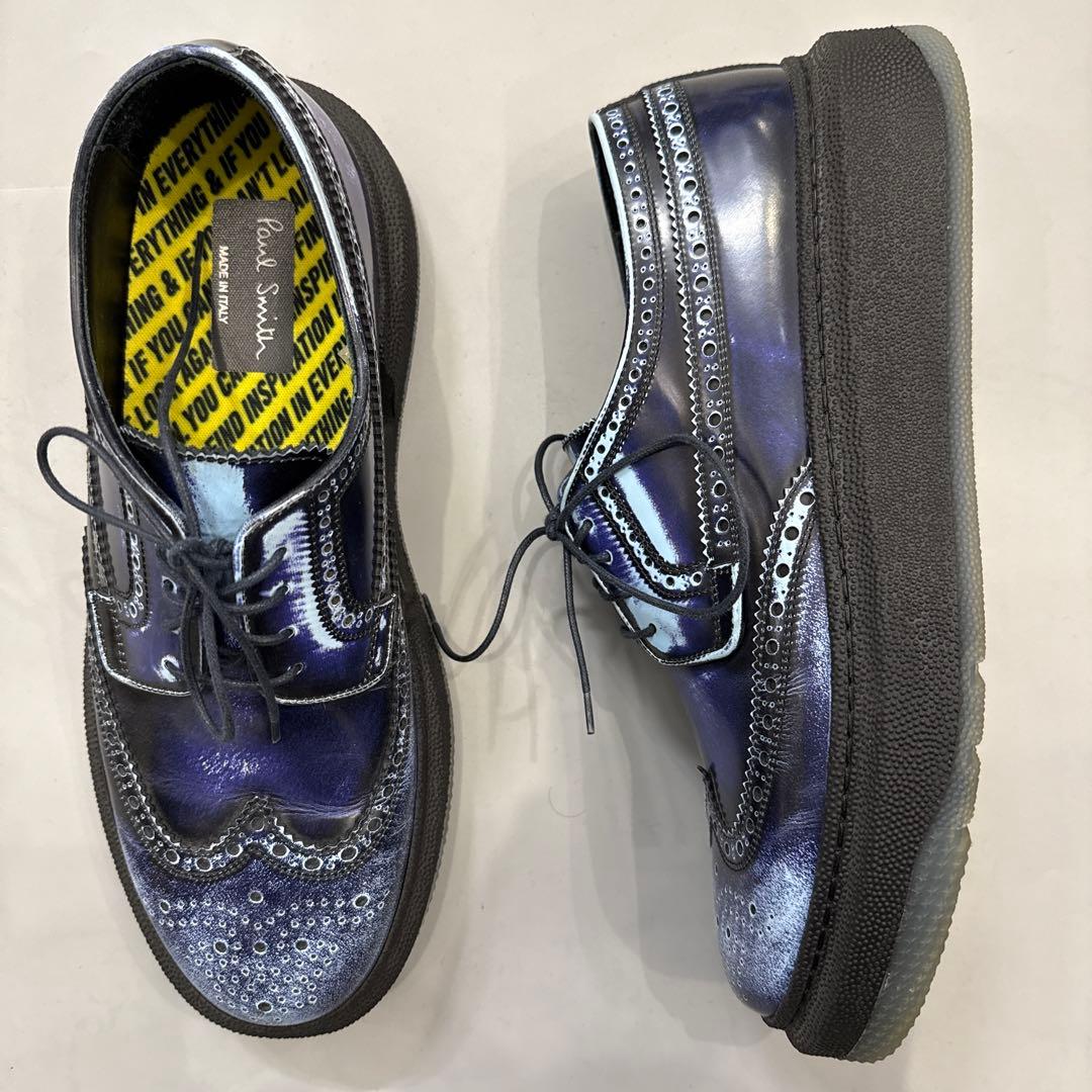 PAUL SMITH ウイングチップドレスシューズ　厚底