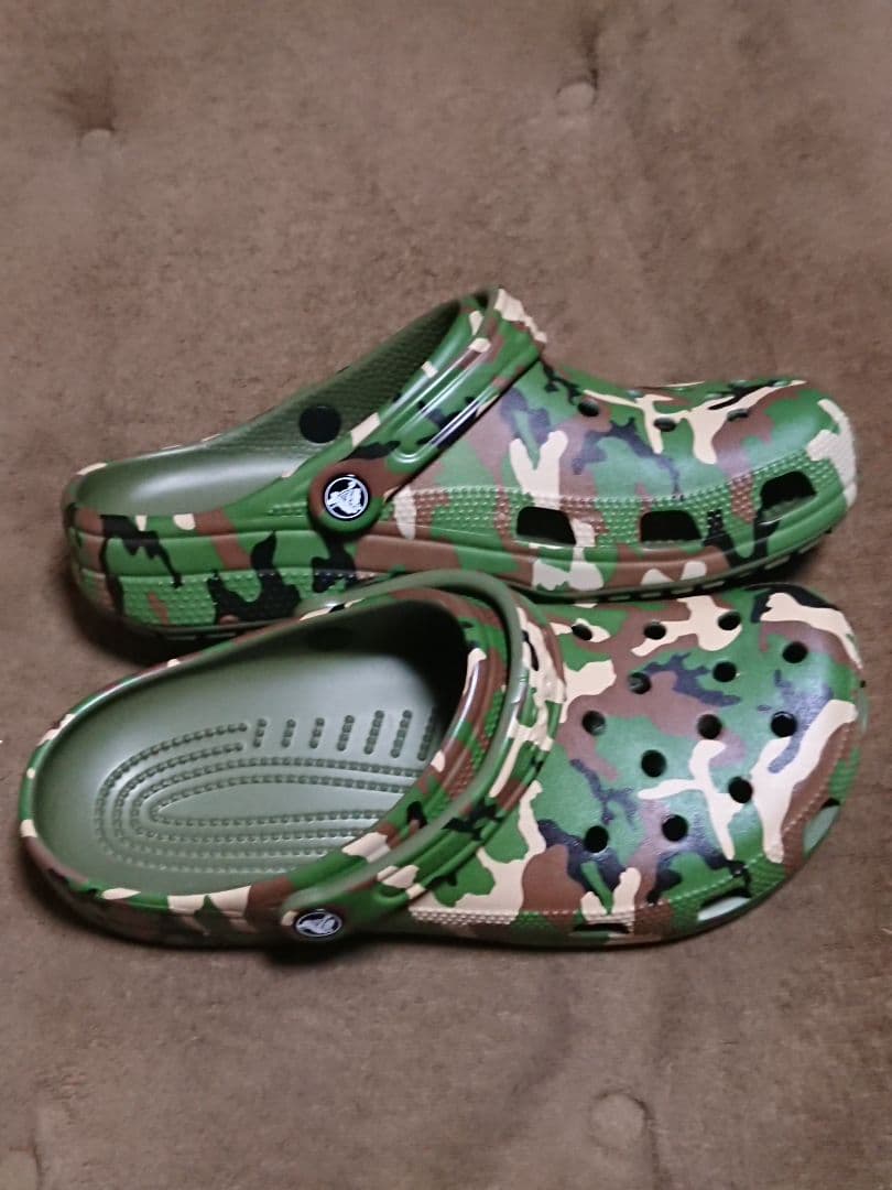 新品 26cm crocs クロックス クラシック カモフラージュ クロッグ