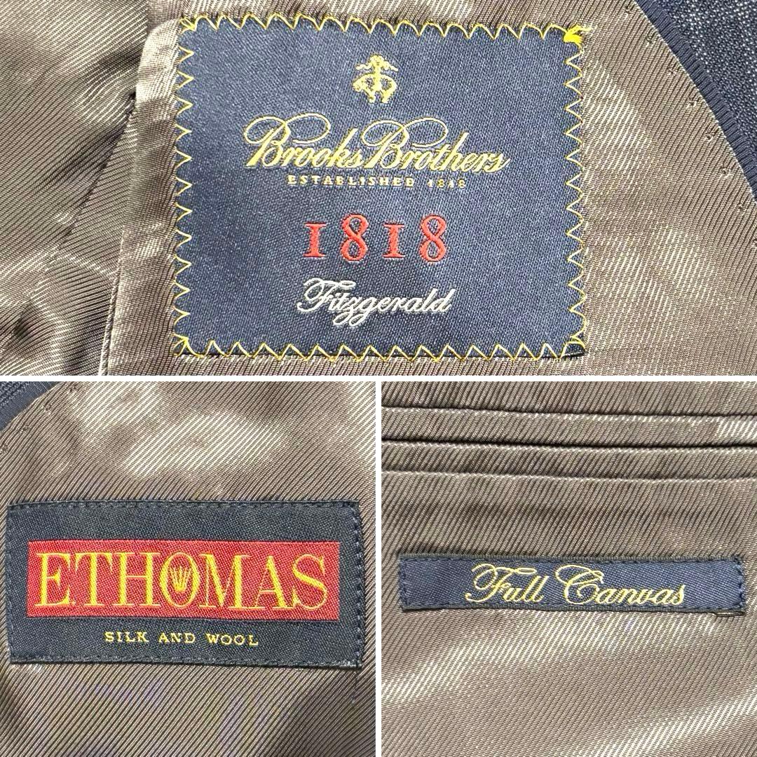 ✨極美品✨ブルックスブラザーズ　テーラードジャケット　シルク　E.THOMAS