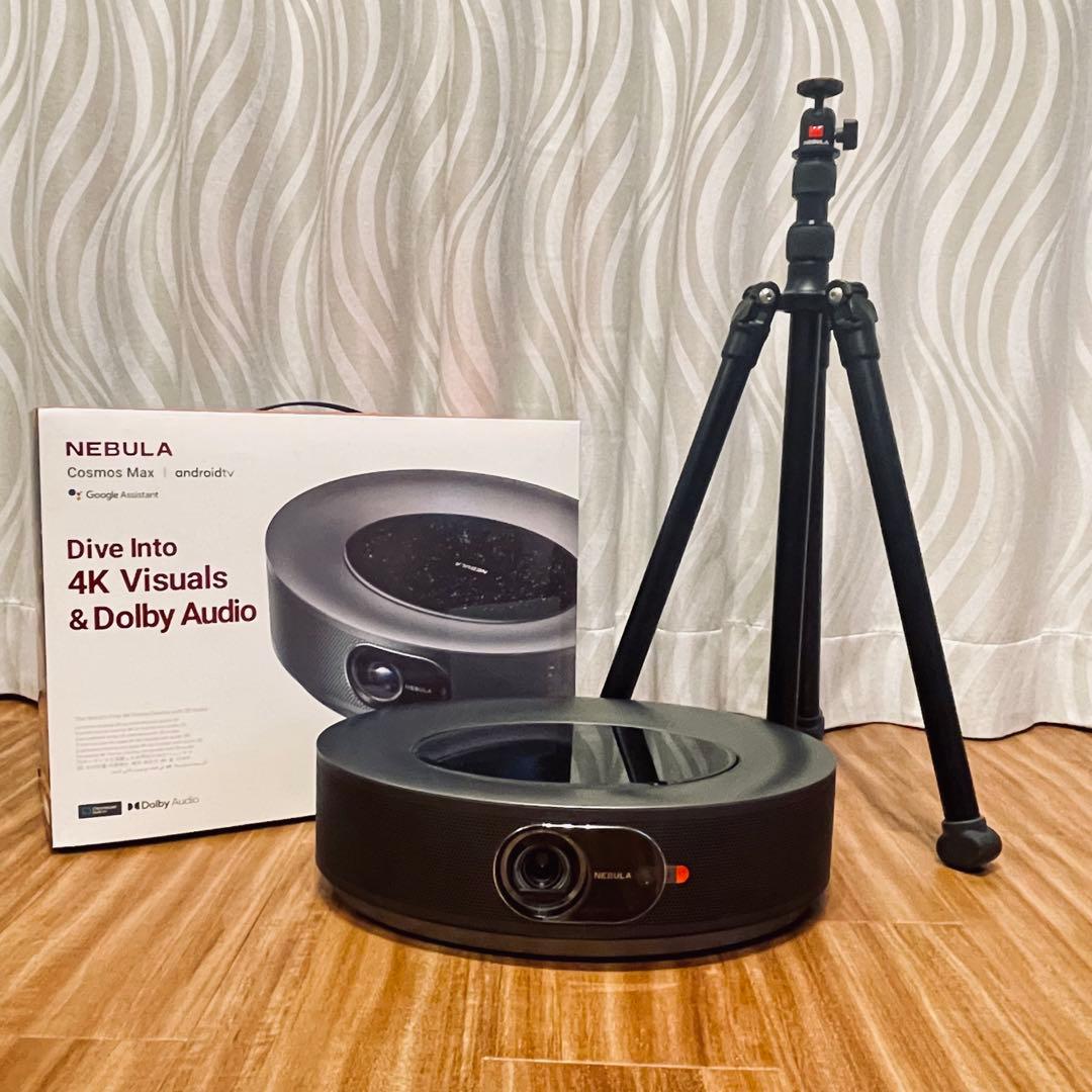 極美品Anker Nebula Cosmos Max 4K 三脚付 映画館セット