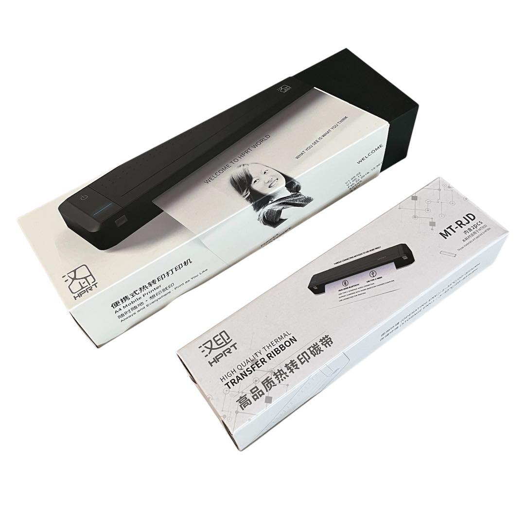 【インクリボン付】HPRT MT800 A4モバイルプリンター 熱転写