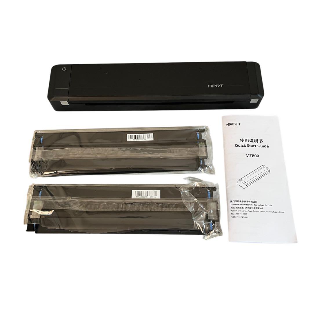 【インクリボン付】HPRT MT800 A4モバイルプリンター 熱転写