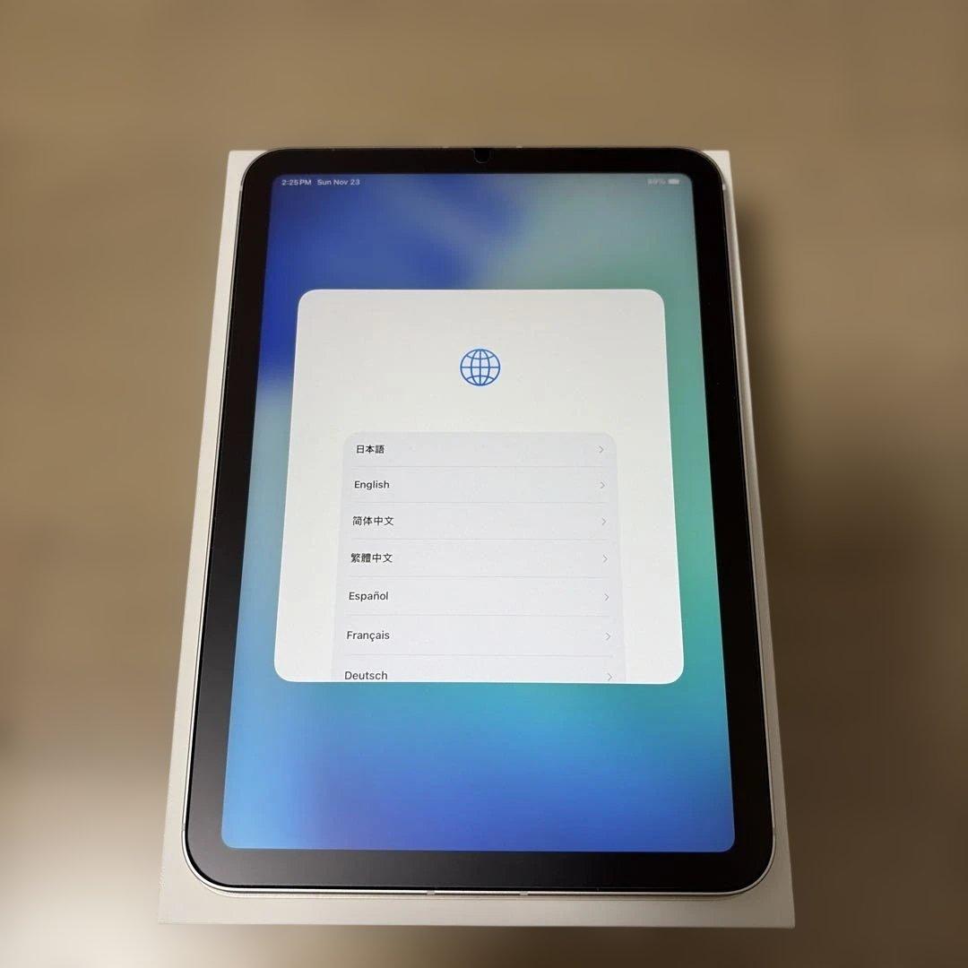 iPad mini 6 64GB Wi-Fi+Cellurar スターライト