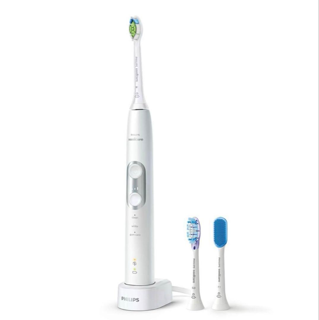 Philips 電動歯ブラシ 本体 ホワイト 充電器付き
