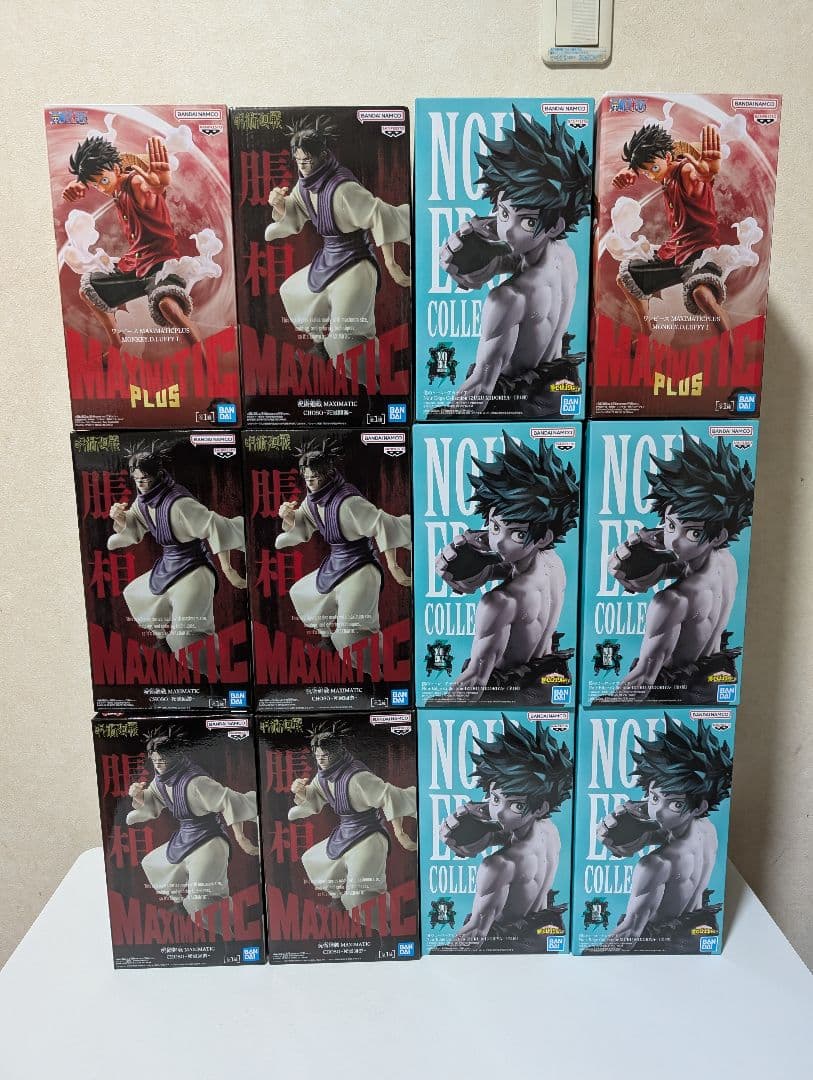 緑谷出久　脹相　ルフィ　フィギュア 12個まとめ売り