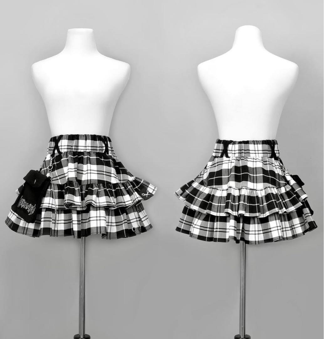 Dimmoire PUNKフリルミニスカート