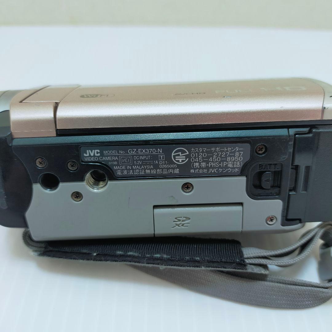 JVC GZ-EX370-N ビデオカメラ ケンウッド ピンク