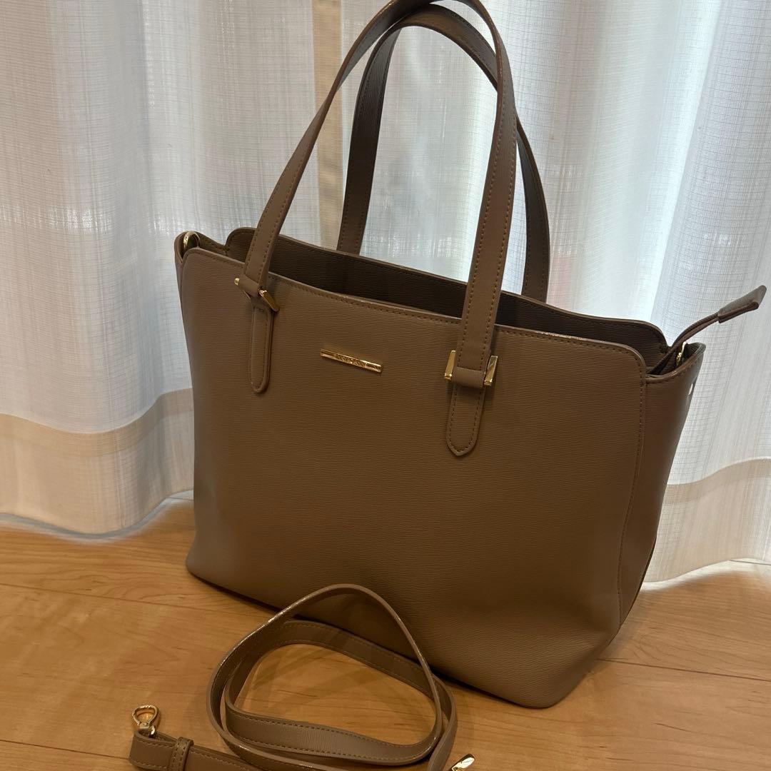 極美品　PINKY＆DIANNE　2WAYトートバッグ　A4バック