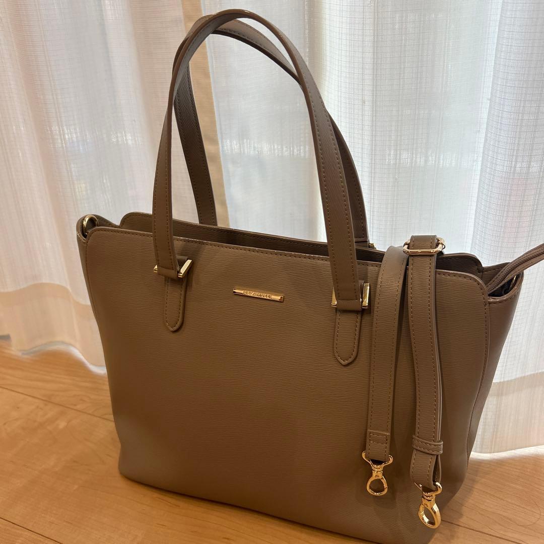 極美品　PINKY＆DIANNE　2WAYトートバッグ　A4バック