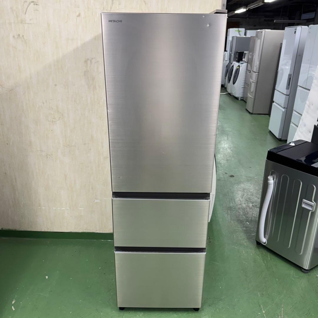 158 イチオシ！　冷蔵庫　大型　300L強　自動製氷機　右開き　美品　半年保証