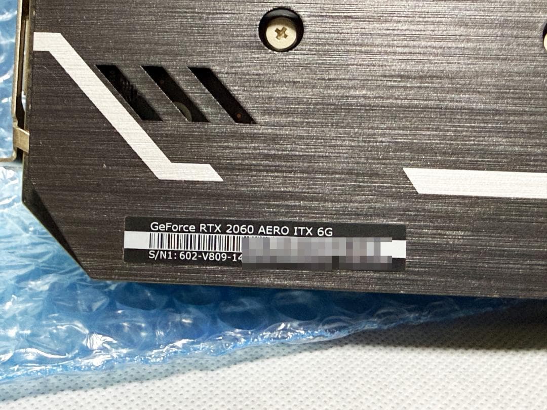 【動確済】MSI GeForce RTX 2060 AERO ITX 6G