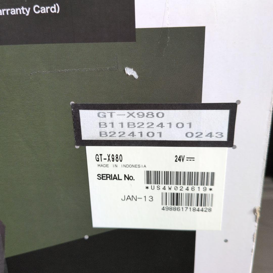 【新品未開封】EPSON GT-X980 フラットベッドスキャナー