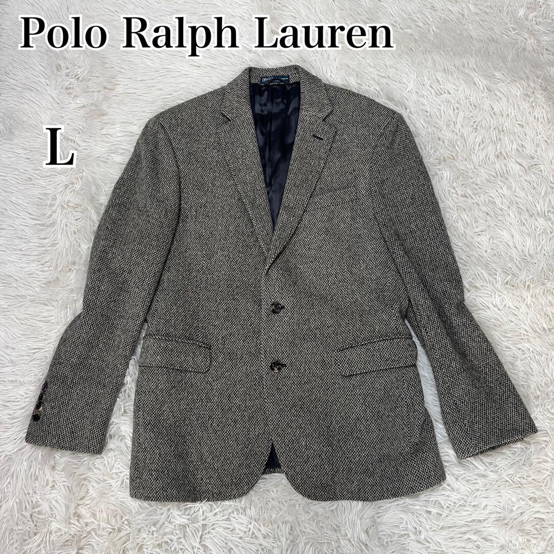 【美品】Polo Ralph Lauren L ジャケット　ウール グレー