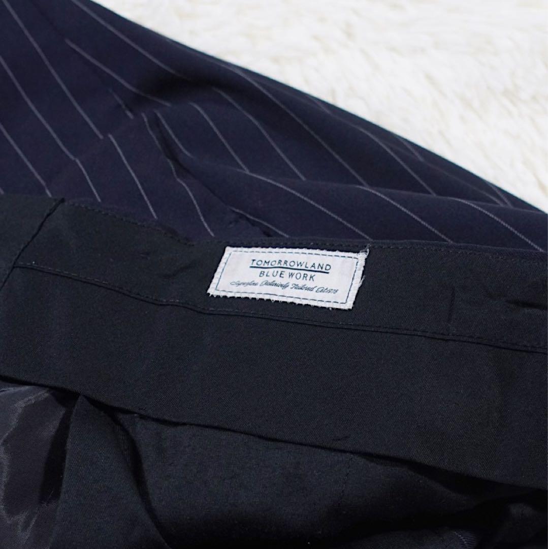 BLUE WORK《トゥモローランド×NIKKE》スーツ(44)ネイビー 段返り