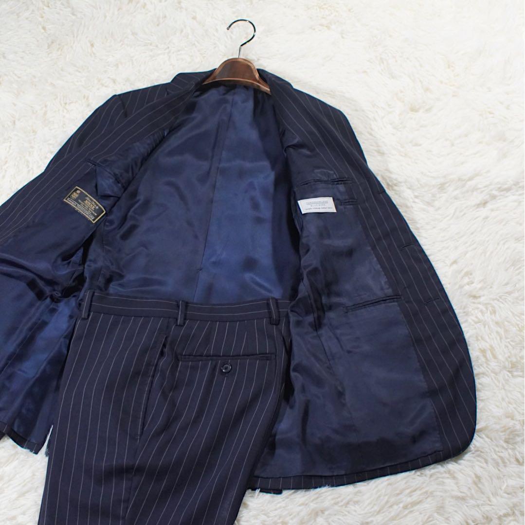 BLUE WORK《トゥモローランド×NIKKE》スーツ(44)ネイビー 段返り