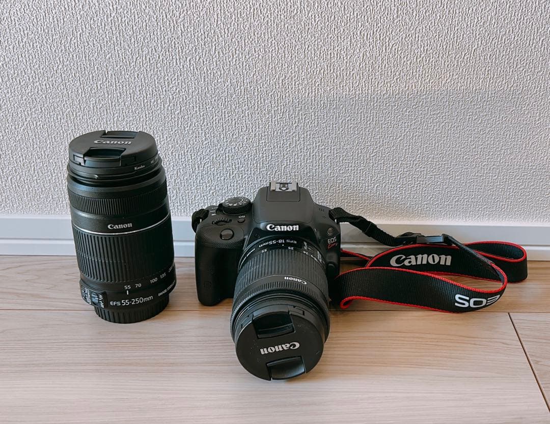 Canon EOS Kiss X7 デジタル一眼レフカメラ 本体とレンズ2本