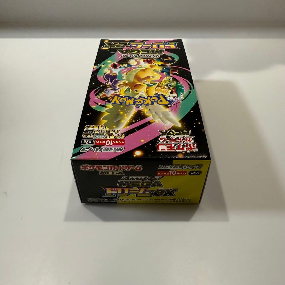 ポケモンカードゲーム MEGAドリームexシュリンクなし　ぺりぺり付き1ボックス