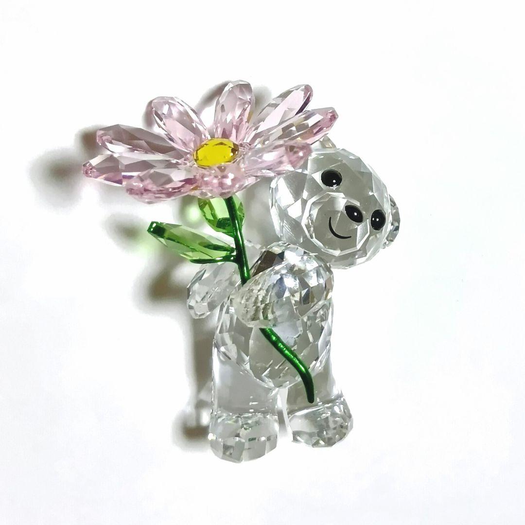 ■24時まで■スワロフスキー Kris Bear デイジー クリスタル 置物